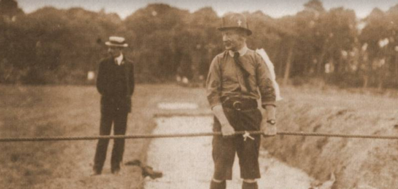 B.P. no acampamento da Ilha de Brownsea historia do escotismo